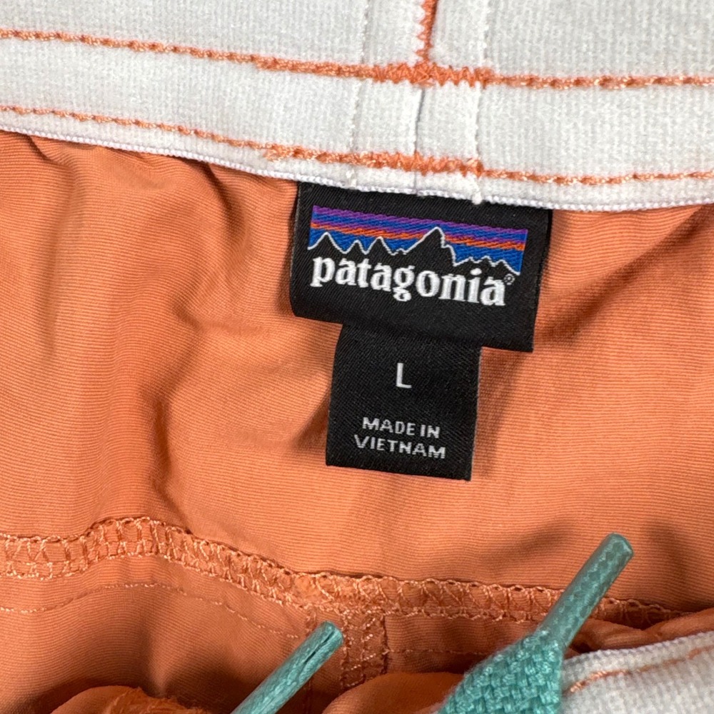Patagonia Baggies Shorts Mens M Orange Nylon Swim Gorpcore Outdoor - Picture 4 of 10
